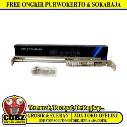 6 IN + 12 IN / BINOCHE Grendel Slot Tanam Pintu Double Bahan Set