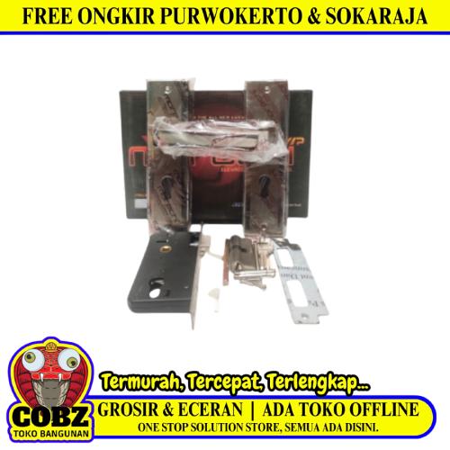 MORECHI 58-BERLA-NP Handle Door Lock Tarikan Handle Kunci Pintu Tanggung Set