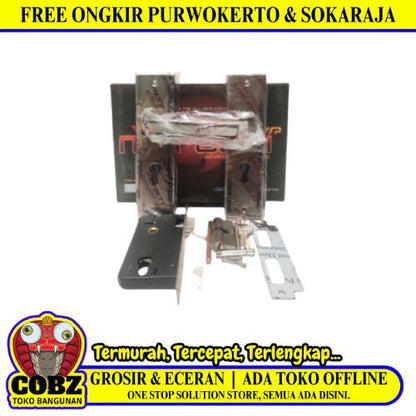 MORECHI 58-BERLA-NP Handle Door Lock Tarikan Handle Kunci Pintu Tanggung Set