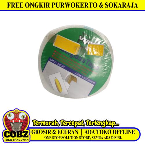 30 MM  / VIPER Isolasi Lakban Serat Kasa Plafon GRC Fiber Tape