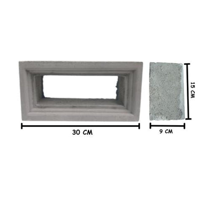 15 CM x 30 CM / TM Rooster Lubang Angin Semen 1 Sisi Biji