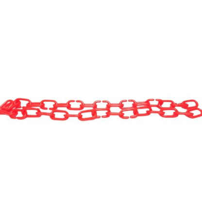 1/4 IN / TM Rantai Plastik PVC Talang Motor Anjing 6 MM Merah Meter