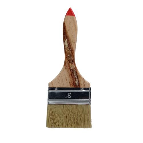 3 IN / WANLY Kuas Cat Tembok Kayu Besi Air Acrylic Paint Brush
