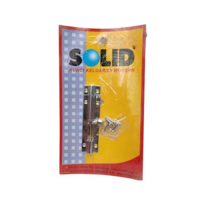 3  IN / SOLID Grendel Kunci Slot Pintu Jendela Stainless