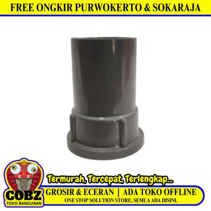 1 IN / RUCIKA AW Sok Drat Dalam Faucet Socket Fitting Pipa PVC