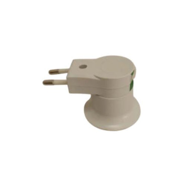 DEXICON Fitting Lampu Saklar Steker Colok Dinding Tidur+Switch Per Putih