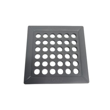 4 IN / CML Saringan Got Plat Floor Drain Plastik PVC Abu Abu