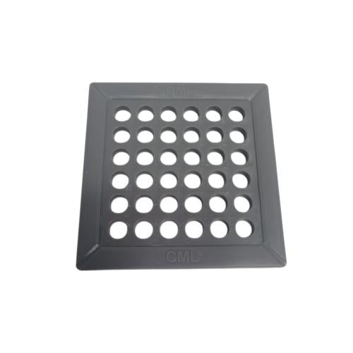 4 IN / CML Saringan Got Plat Floor Drain Plastik PVC Abu Abu