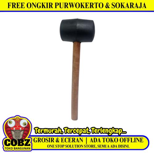 16 OZ / COBZ Palu Martil Karet Tukang Kaca Keramik Gagang Kayu
