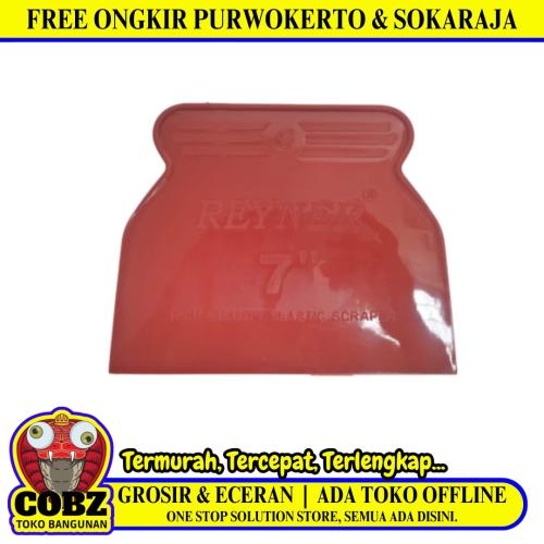 7 IN/REYNER Sekrap Daun Kape Scrapper Cat Perata Acian Plastik PVC