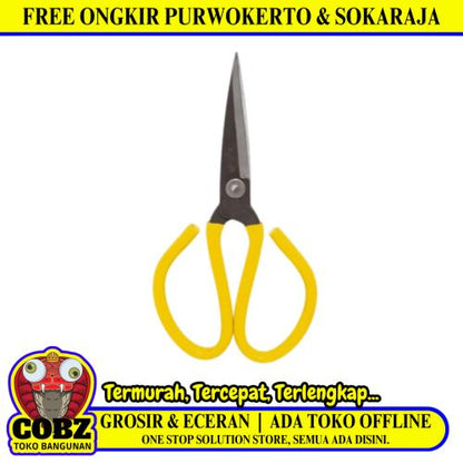 8 INCH / RUSH Gunting Kodok Bahan Kain Kulit Seng Alloy Steel Per Pcs