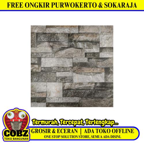 40 CM X 40 CM / ACCURA CANYOLAND Keramik Lantai Teras Garasi Matte Grey Dus