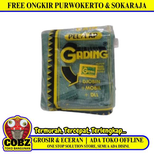 43 CM x 61 CM / GADING Kain Lap Pel Lantai Ubin Serbaguna Kering