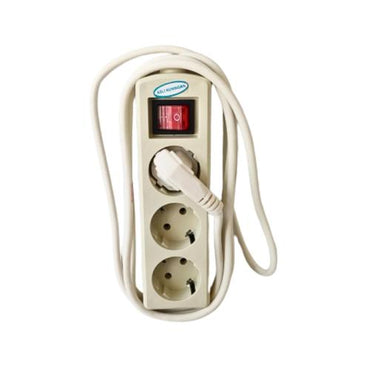 3 LUBANG x 300 CM / KAWACHI STEELE Stop Kontak Colokan Terminal Kabel 3 M