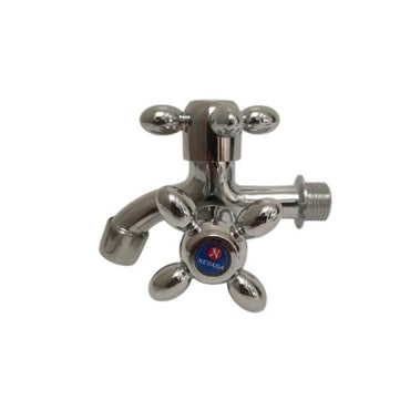 1/2 INCH / NEVADA  Kran Air Cabang Double Shower Mesin Cuci Stainless