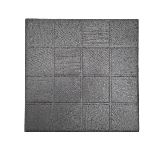 20 CM x 20 CM / ASIA TILE ALPHA Keramik Lantai Kamar Mandi Matte Black Dus
