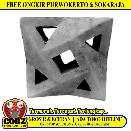 20 CM x 20 CM / TM 55 Rooster Lubang Angin Semen 1 Sisi Biji