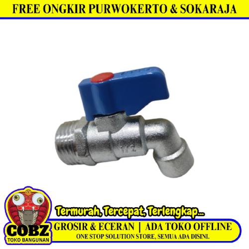 1/2 IN / ONDA BM Kran Air Tembok Taman Bola Ball Valve Stainless