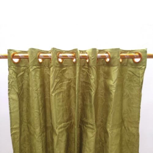 135 CM x 220 CM / COBZ Kain Gorden Ring Minimalis Motif Hijau Avocado