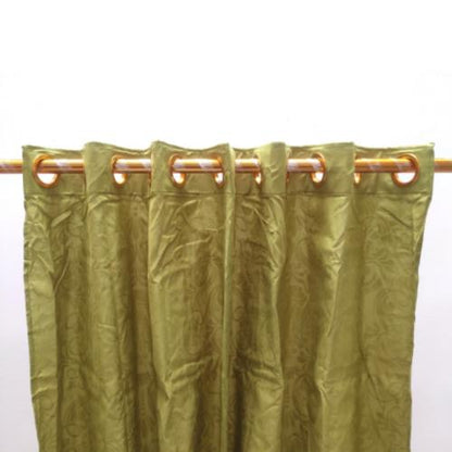 135 CM x 220 CM / COBZ Kain Gorden Ring Minimalis Motif Hijau Avocado