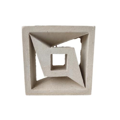 20 CM X 20 CM / NM 04 Rooster Lubang Angin Pasir Putih Jumlah Sisi Biji