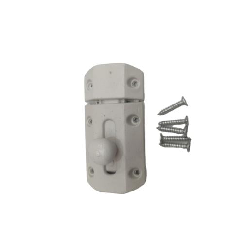 2 IN / COBZ 02 Grendel Kunci Slot Pintu Jendela Plastik PVC