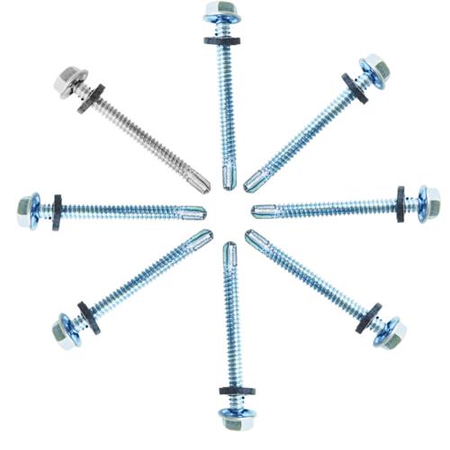 50 MM / TM Roofing Baut Sekrup Atap Baja Ringan Putih Biji