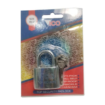 30 MM / VICO Gembok Pintu Pagar Padlock Anti Maling Leher Pendek