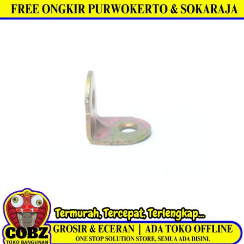 2 CM × 2 CM / COBZ Siku Rak L Shelf Brackets Penyangga Kuningan