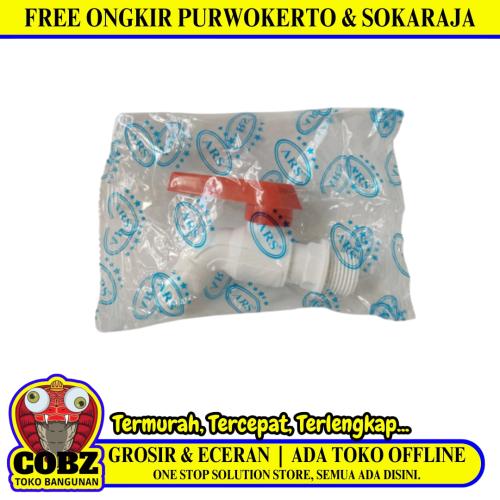 1/2 INCH / ARS Kran Air Tembok Taman Kamar Mandi Plastik PVC