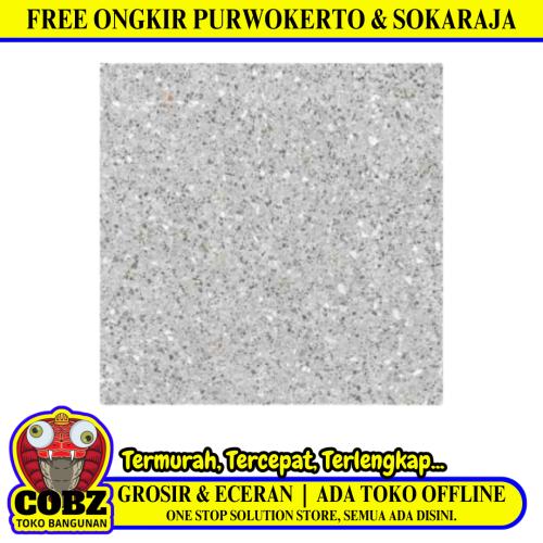 60 CM x60CM/SERENITYTERRAZO GREY  Granit Lantai Teras Garasi Matte Dus