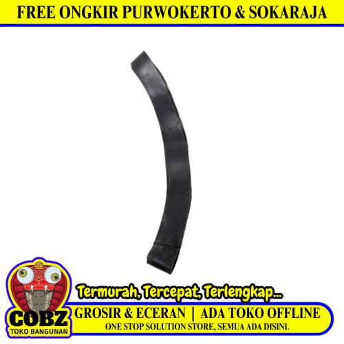 1 MM x 300 CM / NM Tali Karet Ban Gepeng Ikat Barang Motor Hitam