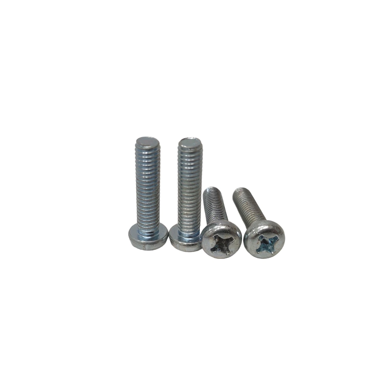 M 4 x 40 MM / TM Baut JP Kepala Pentol Bulat Plus Putih Biji