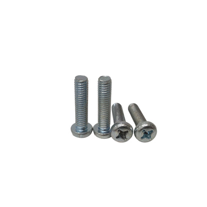 M 4 x 40 MM / TM Baut JP Kepala Pentol Bulat Plus Putih Biji