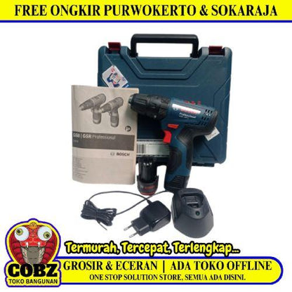 BOSCH GBS 120-LI Mesin Bor Tangan Impact 2 Way Baterai Set