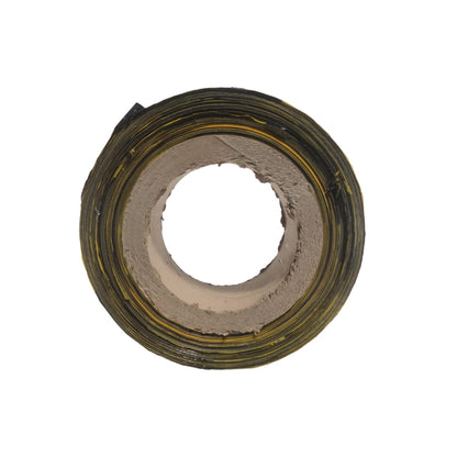 50 MM x 300 M / COBZ Garis Polisi Safety Line Non Lem HItam Kuning Roll