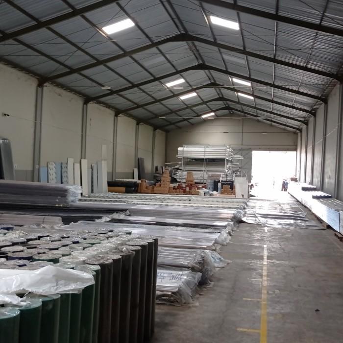 0.8 MM x 86 CM x 4.2 M / SOLARTUFF ROMA Atap U PVC Gelombang Bulat Grey Lembar