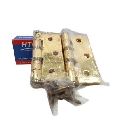 3 IN / HTC Engsel Kupu Kupu Pintu Jendela Hinge Stainless Set
