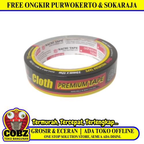 24 MM / NACHI Isolasi Selotip Lakban Stationary Tape Hitam