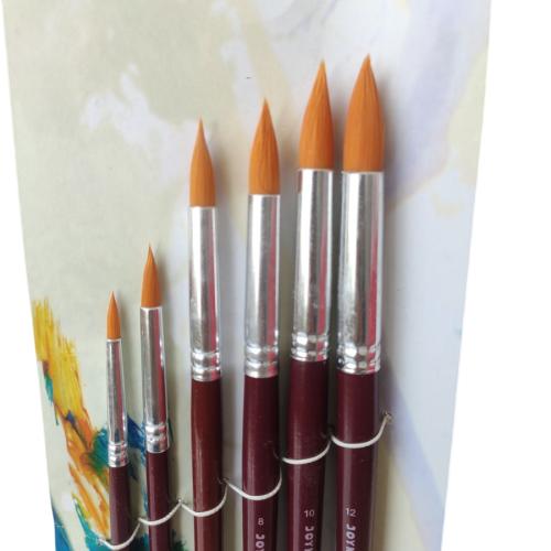 2 MM - 12 MM / JOYKO BR-3 Kuas Lukis Tembok Kayu Besi Air Acyrlic Paint Brush Set