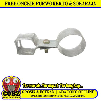 1 1/4 IN / TM Klem Pipa Gantung Hanger Clamp Galvanis Tipis