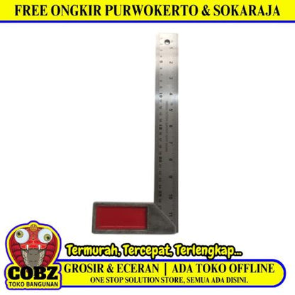 30 CM / WANLY Siku Tukang Pasekon Penggaris Alat Ukur Angel Ruler