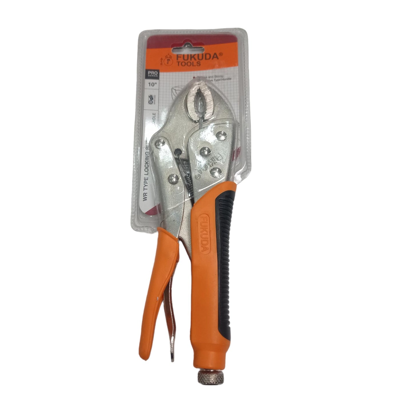 10 IN / FUKUDA Tang Buaya Jepit Jaw Locking Grip Pliers Gagang Karet