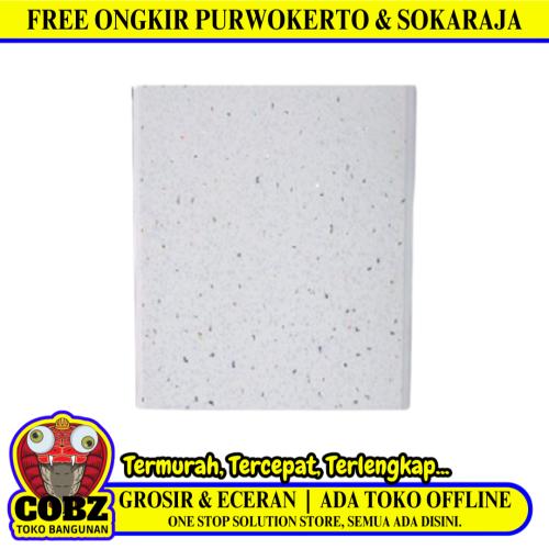 8 MM x 25 CM x 4 M / SHUNDA PLAFON PL.25.06 Plafon Gypsum GRC U PVC Hotstamping Lembar