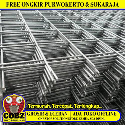 8 MM X 2.1 M X 5.2 M / NM Wiremesh Bentuk 15 CM x 15 CM Lembar