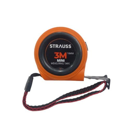 3 M / STRAUSS Meteran Alat Ukur Tukang Bangunan Measuring Tape