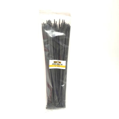 3.5 MM x 300 MM / MACKEL Kabel Cable Ties Tali Ripet 30 CM Hitam Pack