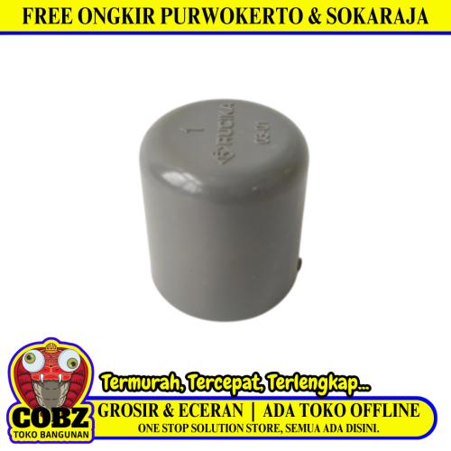 1 IN / RUCIKA AW Dop Cap Tutup Sambungan Fitting Pipa PVC