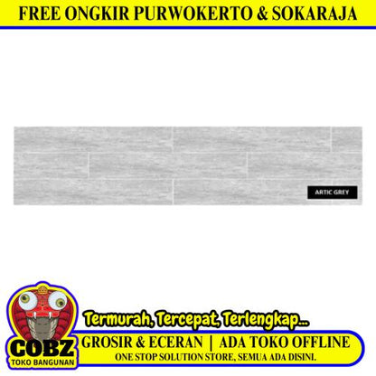 15 CM x 90 CM / SERENITY ARTIC GREY Granit Lantai Teras Garasi Matte Dus