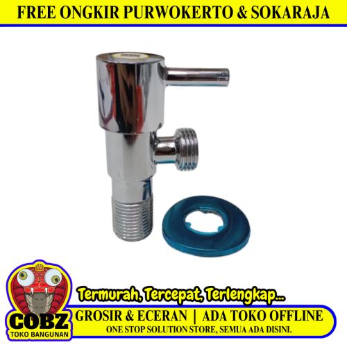 1/2 IN / HOM HBAFA02 Stop Kran Air Shower Kloset Monoblok Stainless